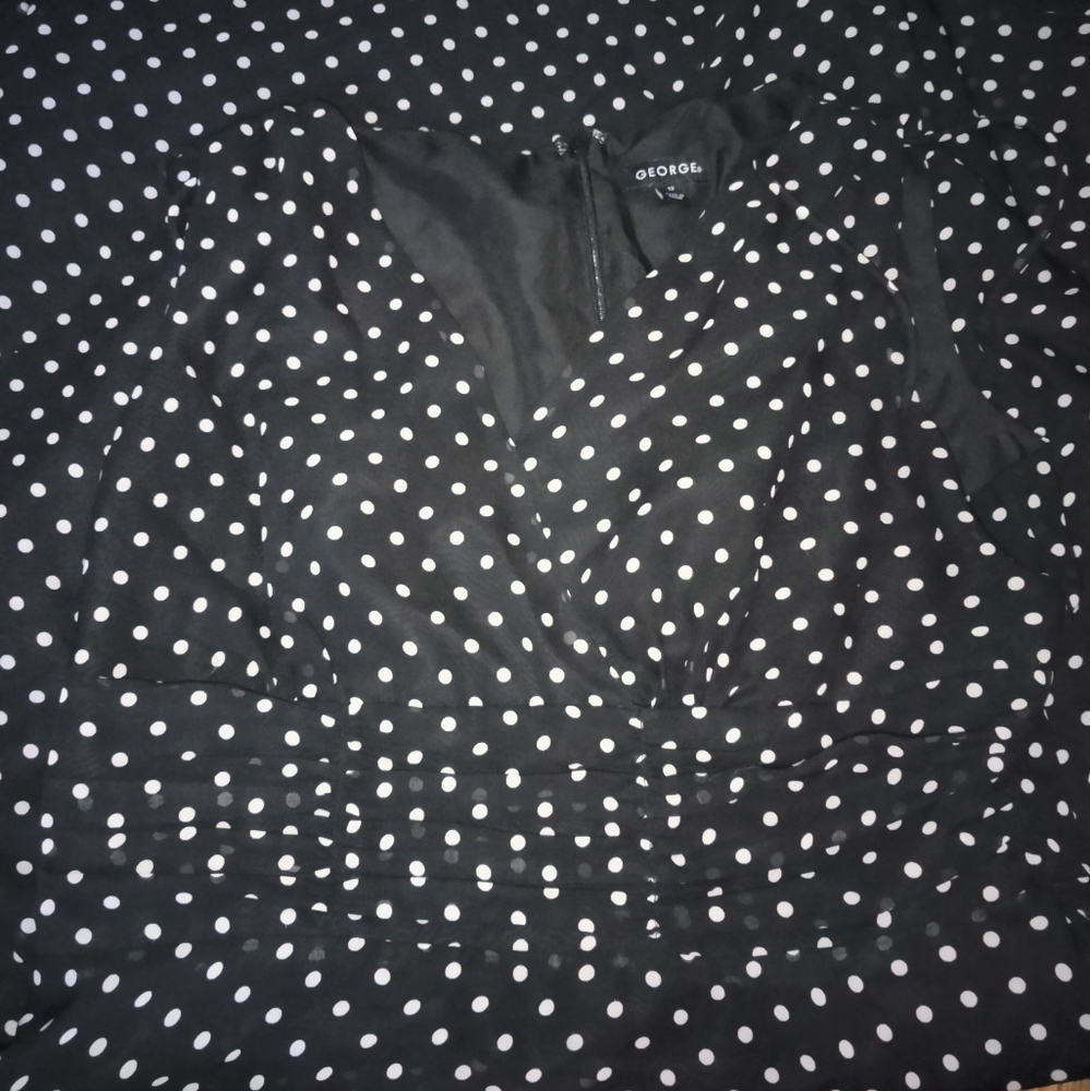 George polka dot dress size 12